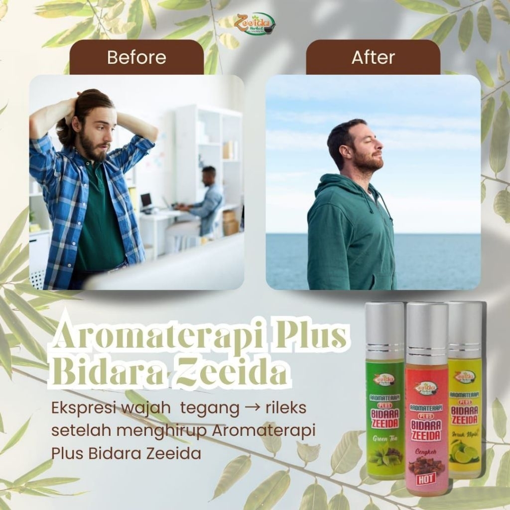 AROMATERAPI ZEEIDA 8ML MASUK ANGIN PERUT KEMBUNG PUSING VERTIGO DLL