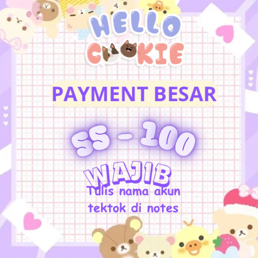 

PAYMENT BESAR by Hellocookie
