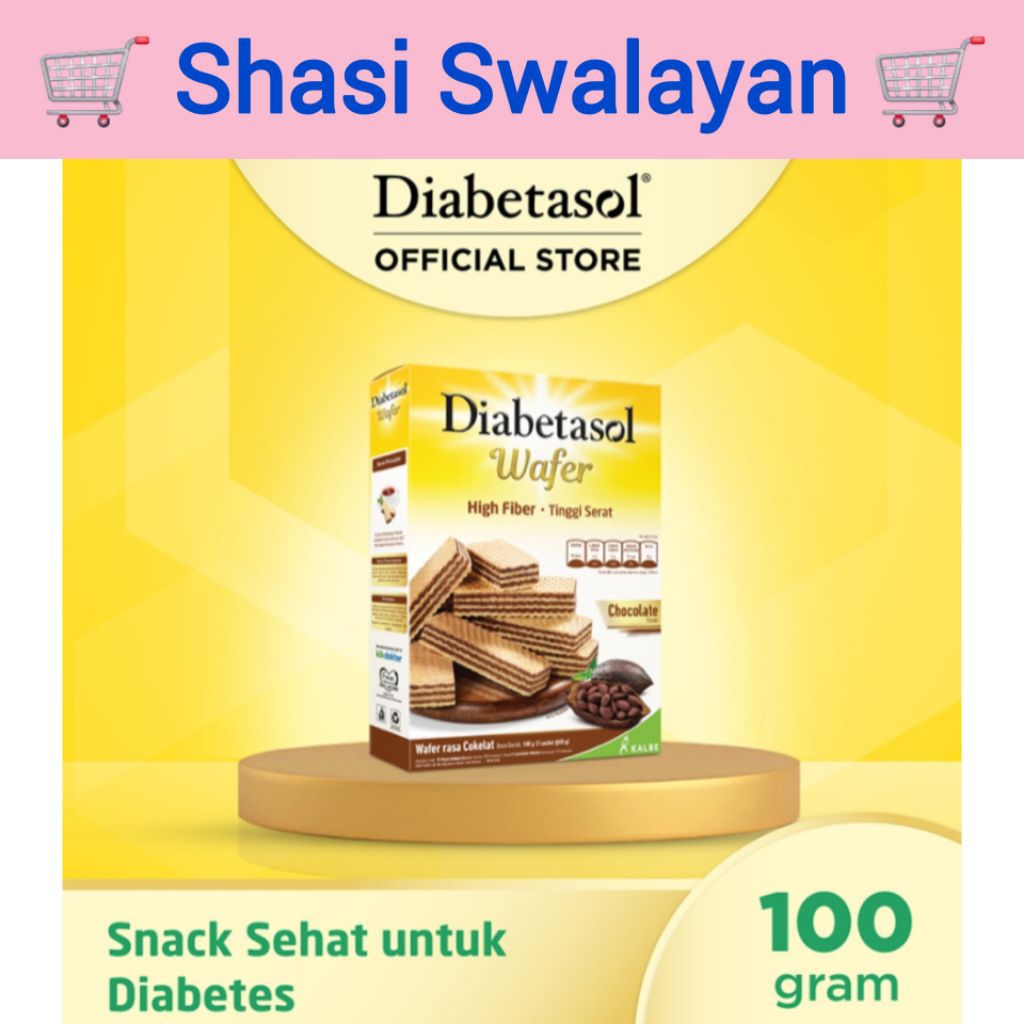 

Diabetasol Wafer Cokelat 2 x 50 g