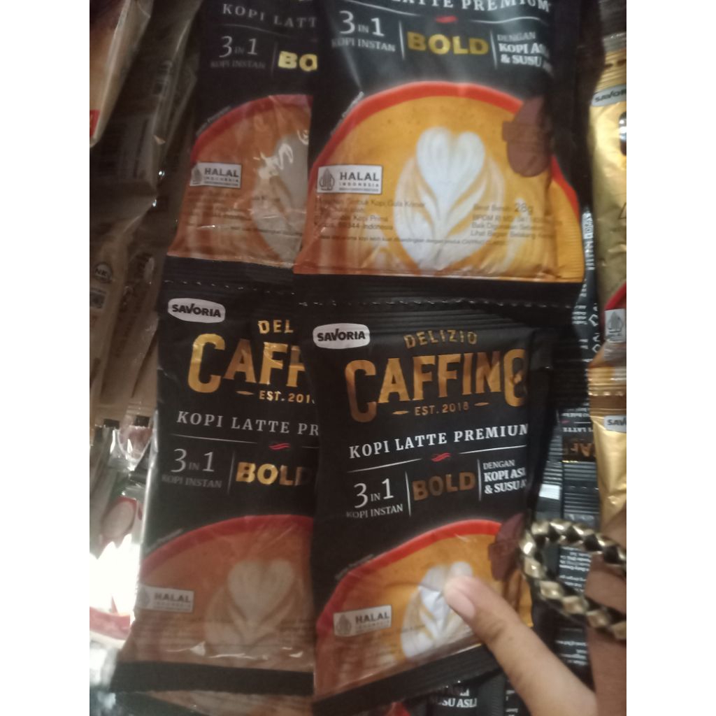 

Delizio Caffino Kopi Latte Premium 10 Sachet