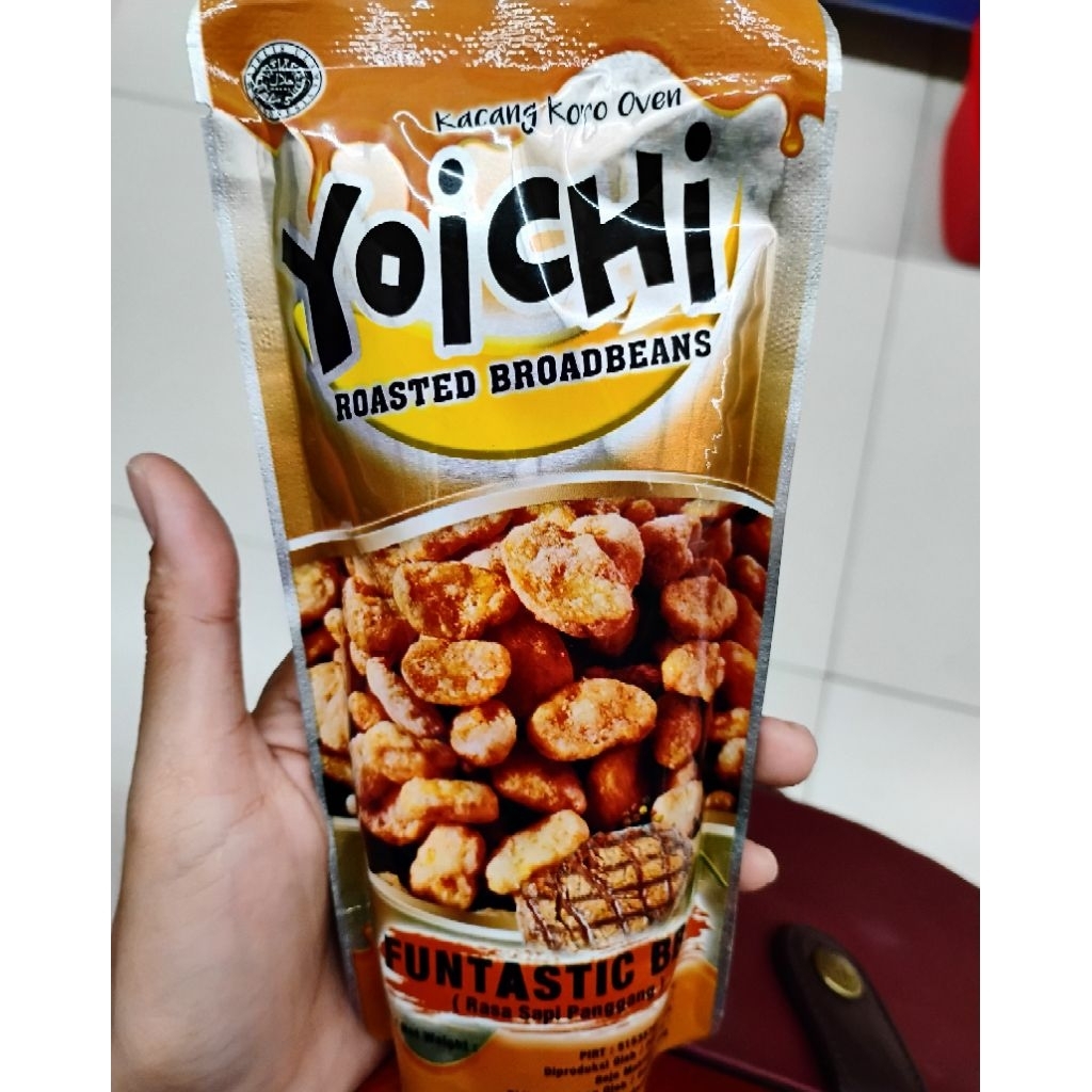 

Yoichi Kacang Koro Oven Rasa Sapi Panggang/Mala Pedas/Crunchy Garlic 75Gr