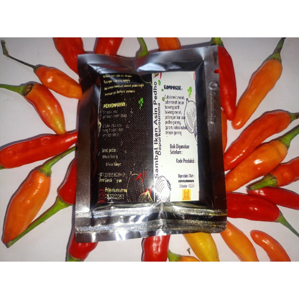 

Sambal ikan asin pedho