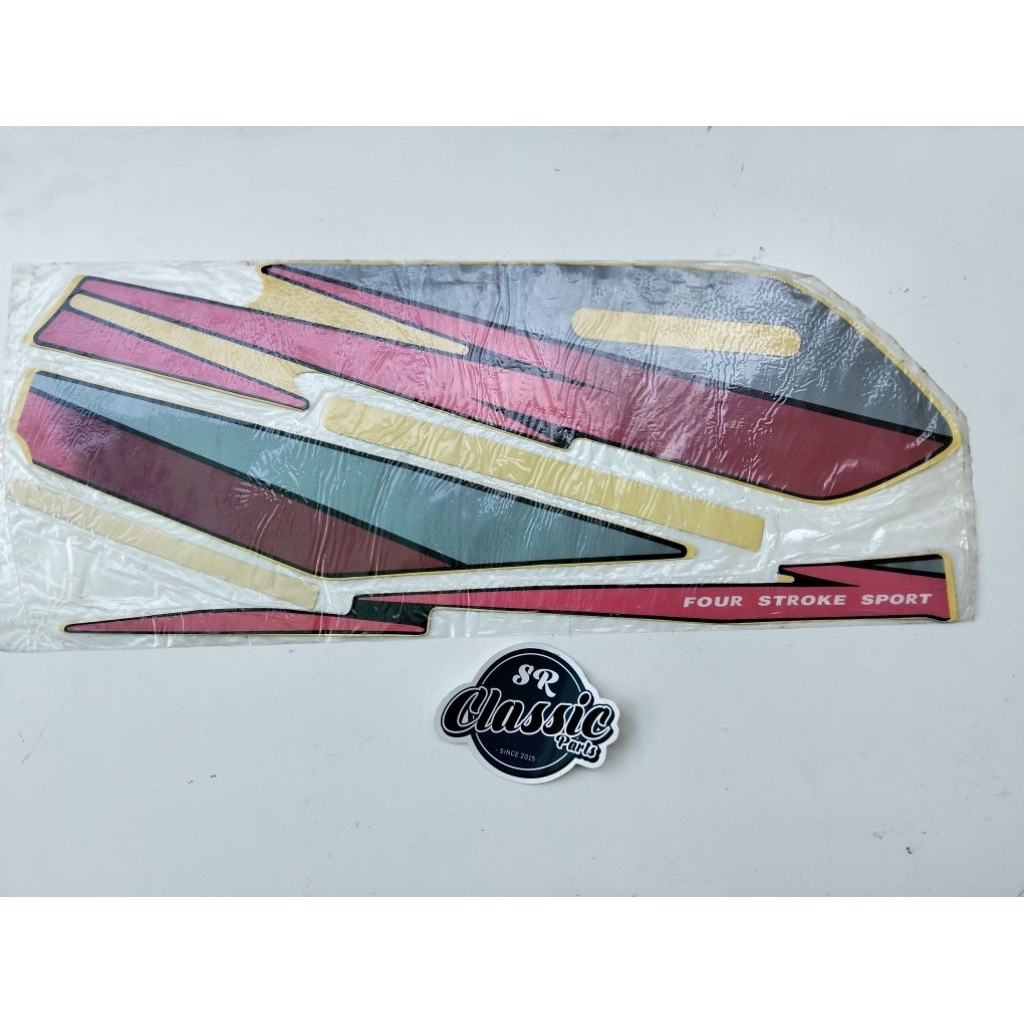 striping sticker motor honda gl pro neotech 160 1995
