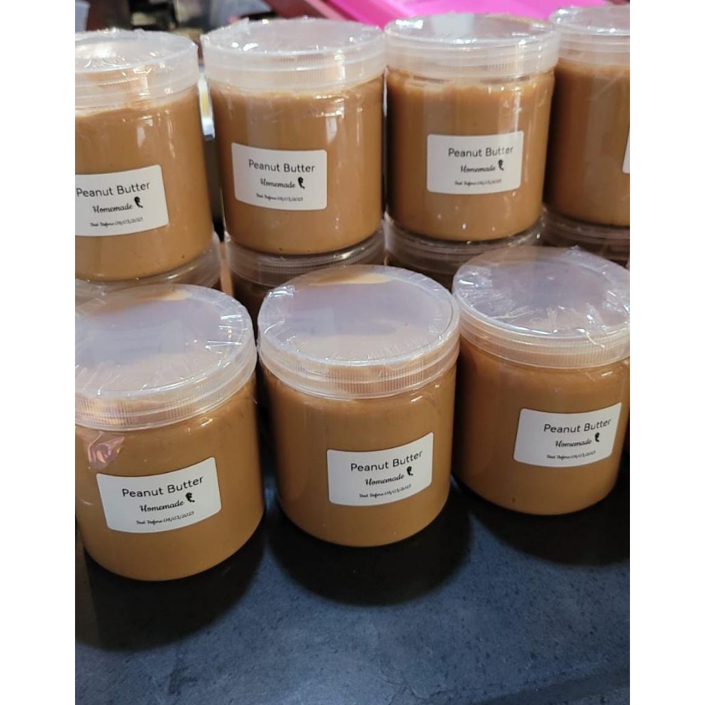 

SELAI KACANG HOMEMADE / PEANUT BUTTER 500GR TANPA GULA DAN PENGAWET