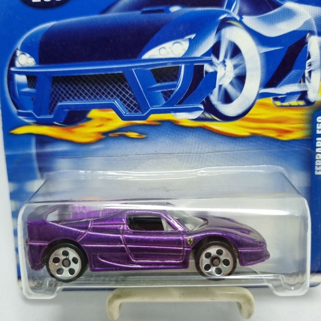 Diecast Hotwheels 1:64 FERRARI F50 UNGU/PURPLE