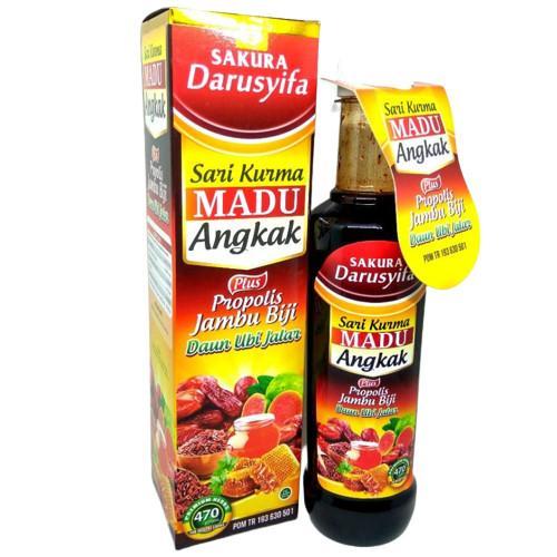 

Sari Kurma Madu Angkak SAKURA Darusyifa plus Propolis Obat Typus Demam Tinggi&Menjaga Stamina Tubuh