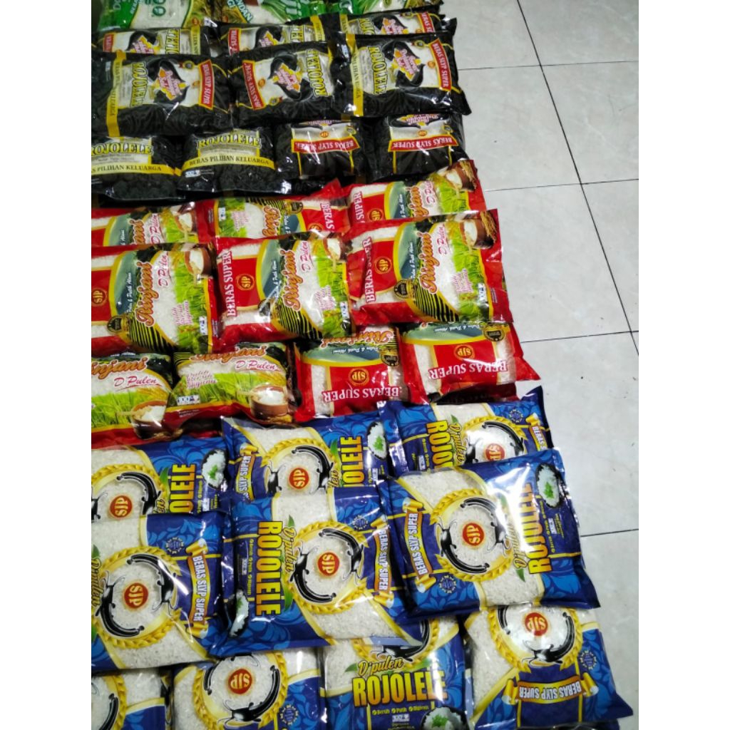 

Beras bramo ayu kemasan 1 kg isi 800 gram