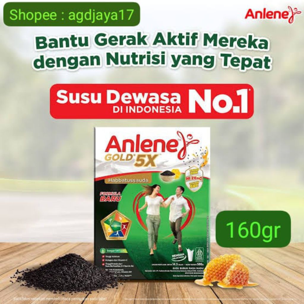 

Anlene Gold Habbatussauda 160 gr