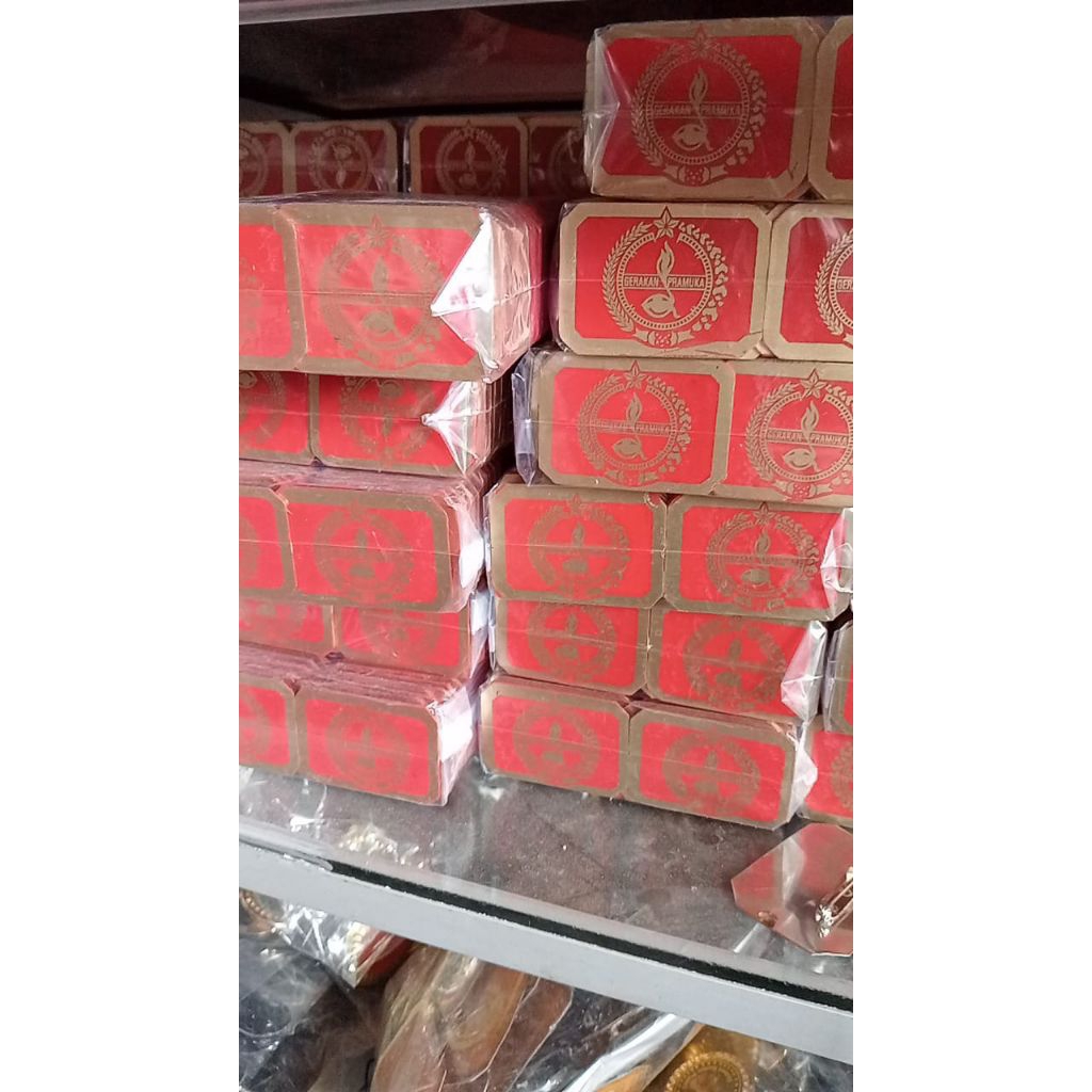 (grosir) 1pack tatop pramuka , tatop baret , perlengkapan pramuka