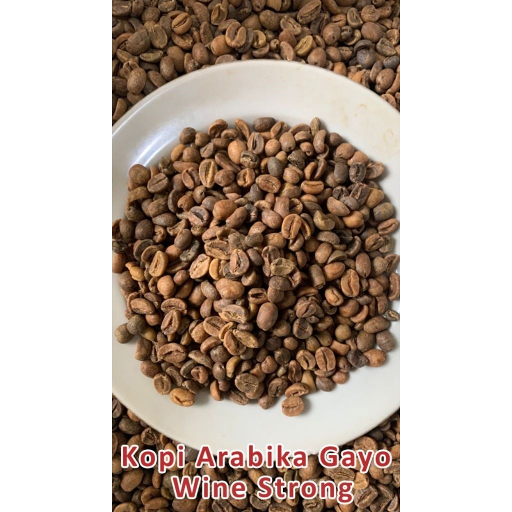 

Green Bean Arabika Gayo Wine Strong