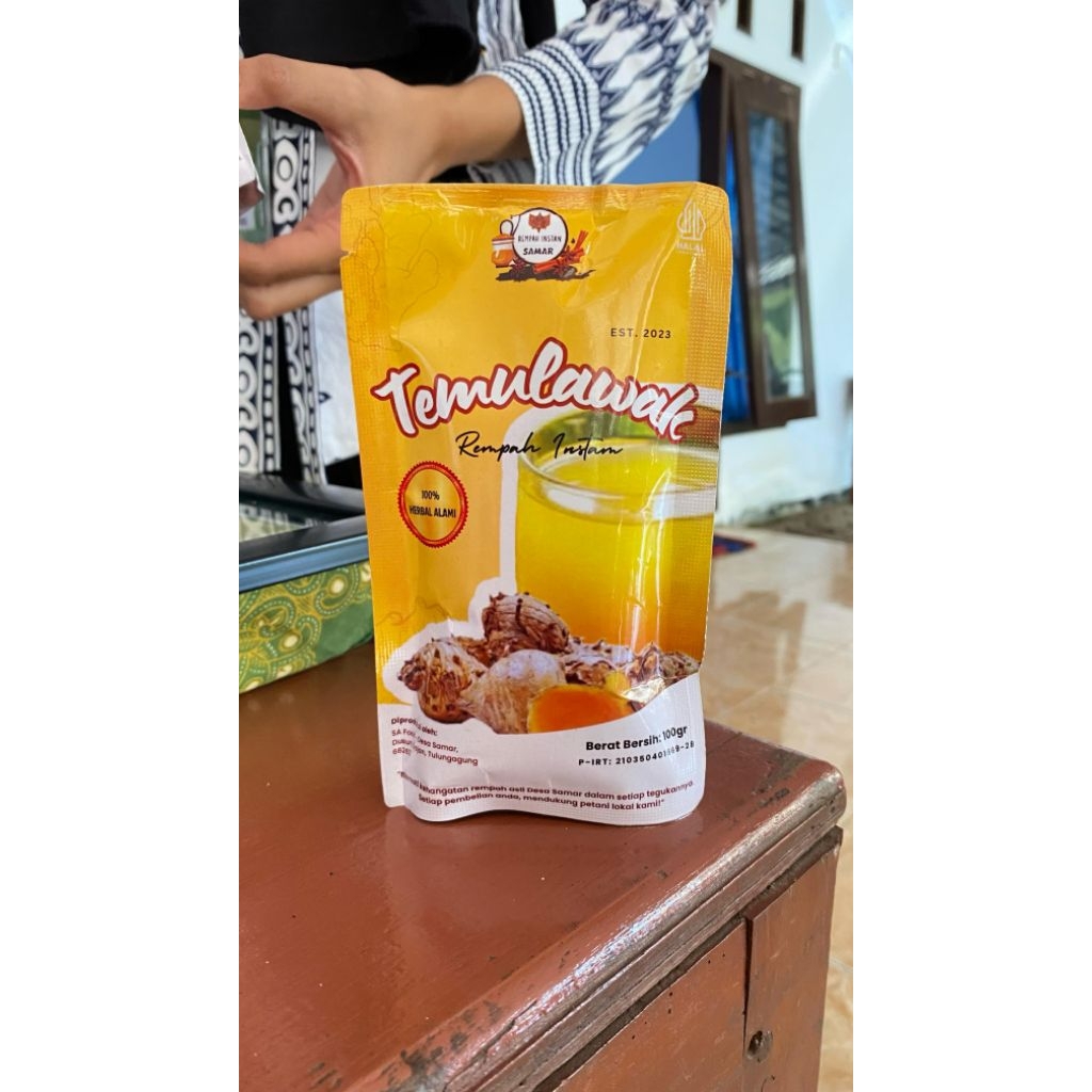 

Temulawak Instan,Bubuk Temulawak Instan,Temulawak Desa Samar,Jamu Tradisional