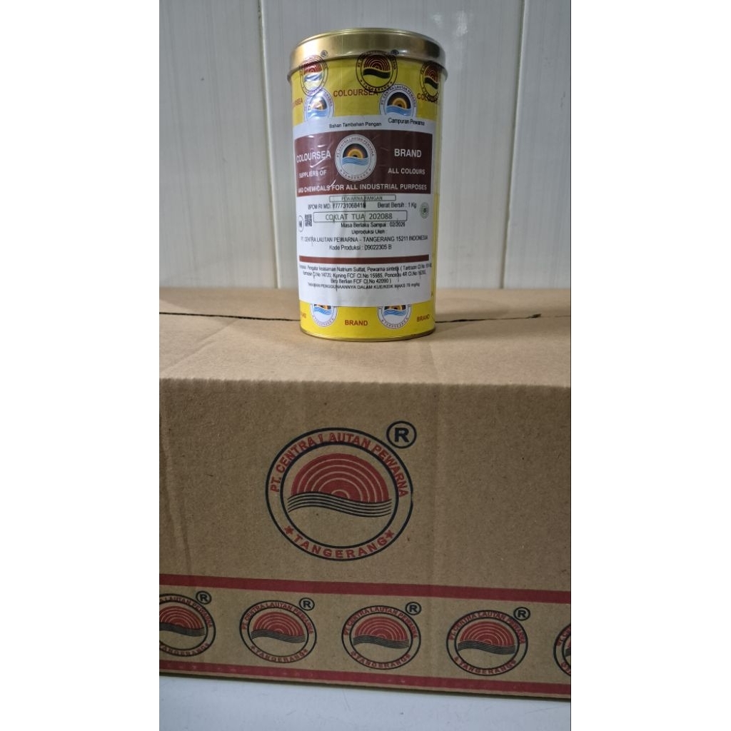 

Pewarna Makanan Coklat Tua ( Dark Choco Brown ) 202088 Coloursea 1 Kg