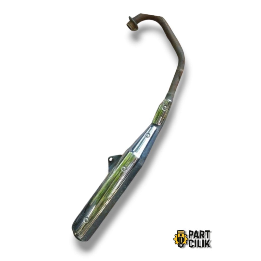 knalpot Megapro Primus original copotan standar pabrik belum bobokan cover mulus