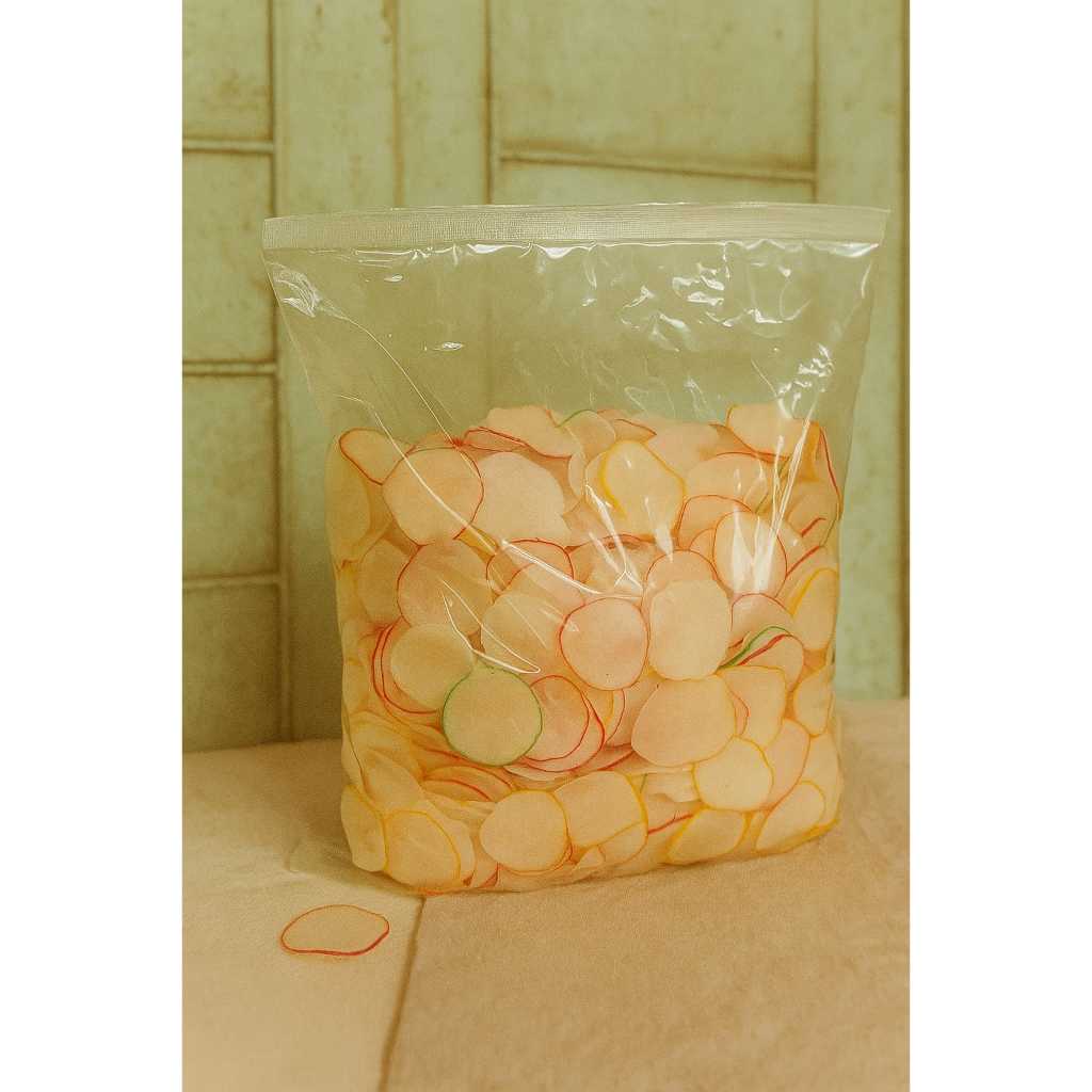 

KRUPUK SEBLAK MENTAH KEMASAN 500GRAM