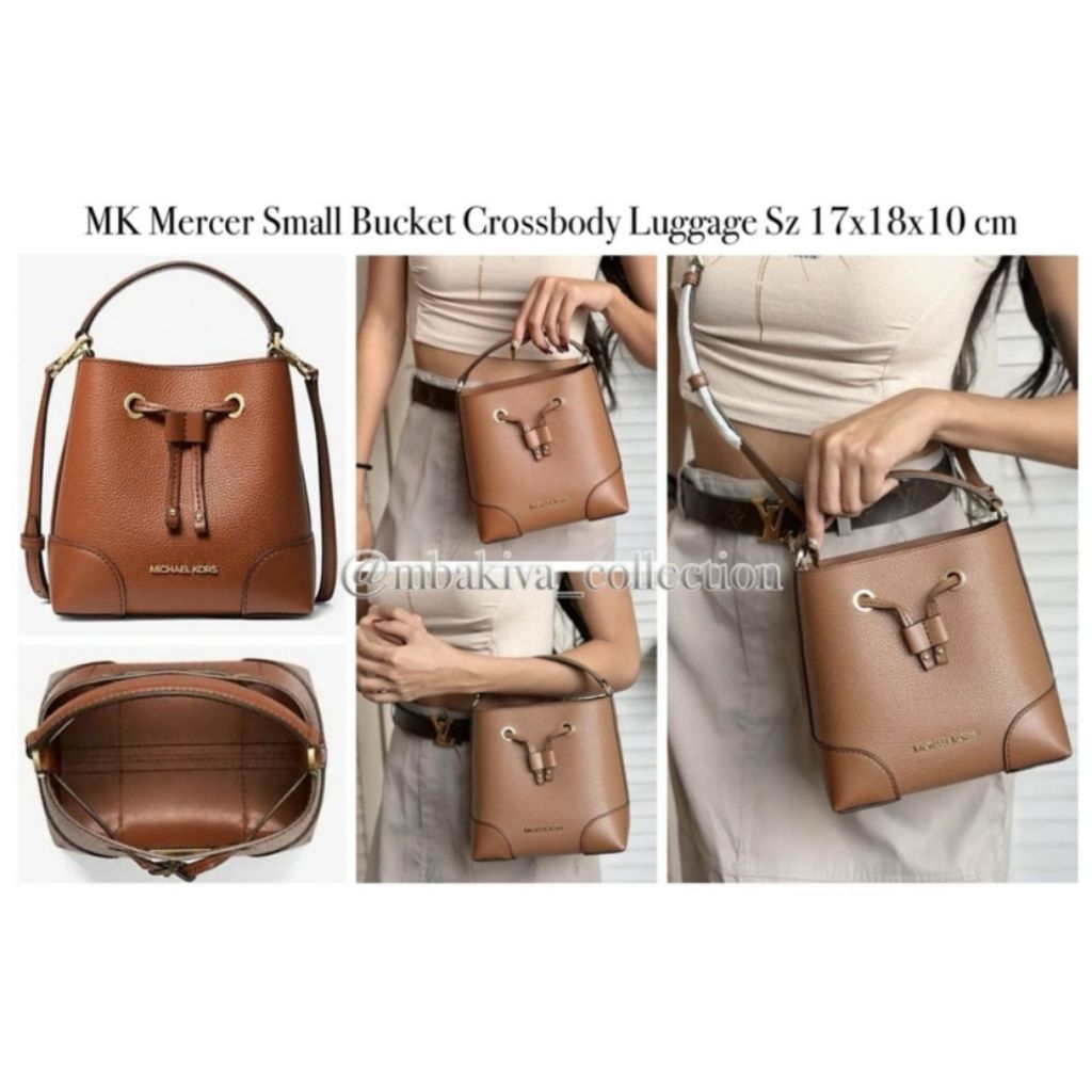 MK Mercer Small Bucket Crossbody Luggage