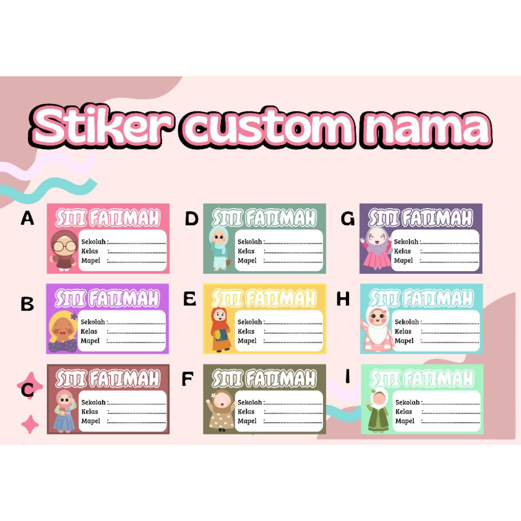 

STIKER LABEL BUKU PELAJARAN CUSTOM