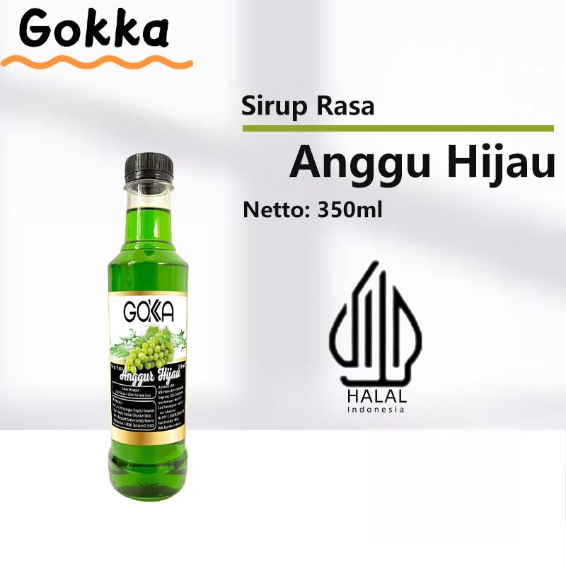 

GOKKA Anggu Hiaju Sirup Konsetrat 350ml Halal- Anggu Hiaju Flavor Syrup / Sirup Anggu Hiaju