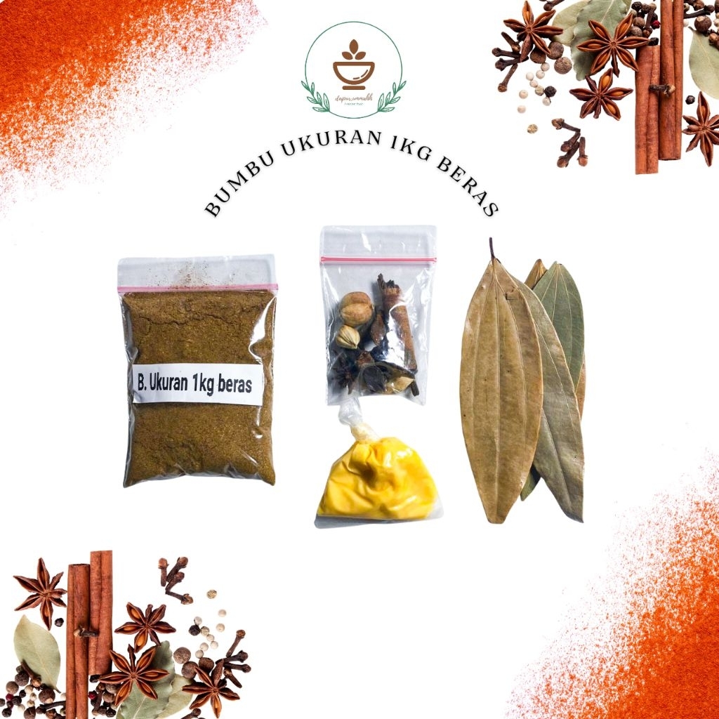 

Bumbu kebuli ukuran 1kg beras enak dan wangi khas timur tengah