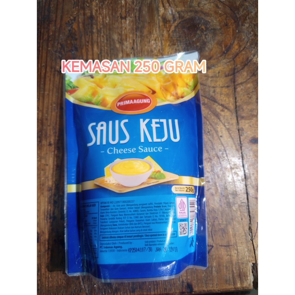 

[250 GRAM] SAUS KEJU 250GR PRIMA AGUNG - SAOS KEJU CHEESE SAUCE 250GRAM