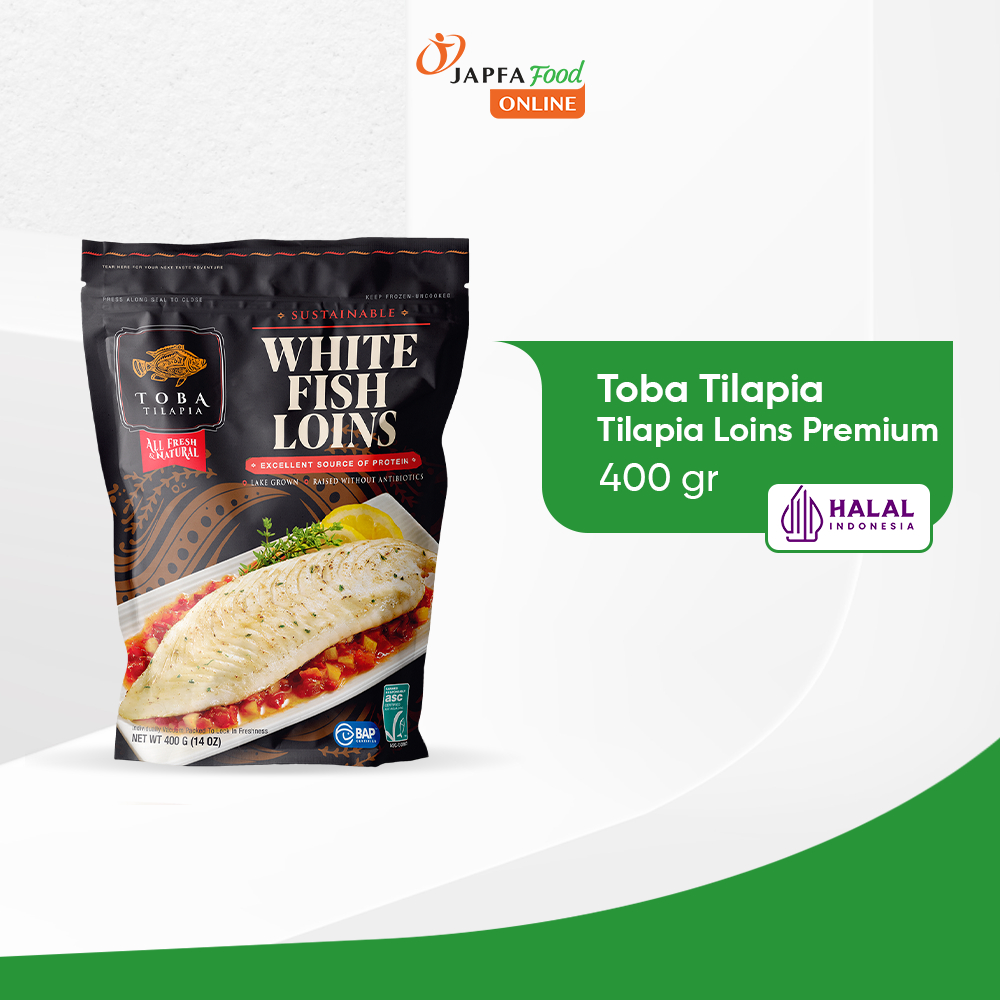 

Toba Tilapia Loins Premium / Ikan Nila Loins 400gr