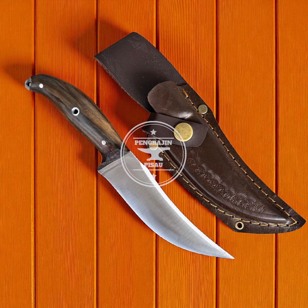 Pengrajin Pisau| Pisau Dapur Multifungsi Kayu Sonokeling Fulltank