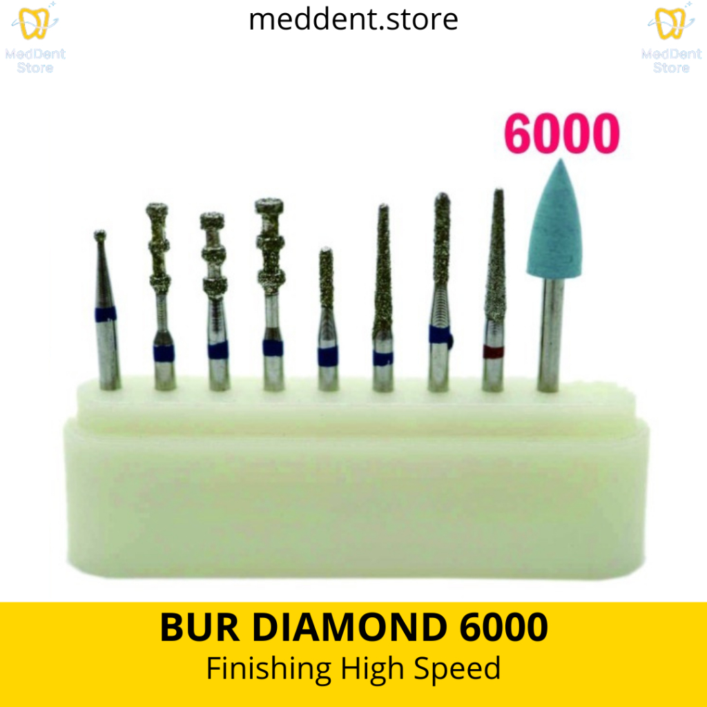 Dental Diamond Bur Endo Akses atau Endo Finishing High Speed 6000