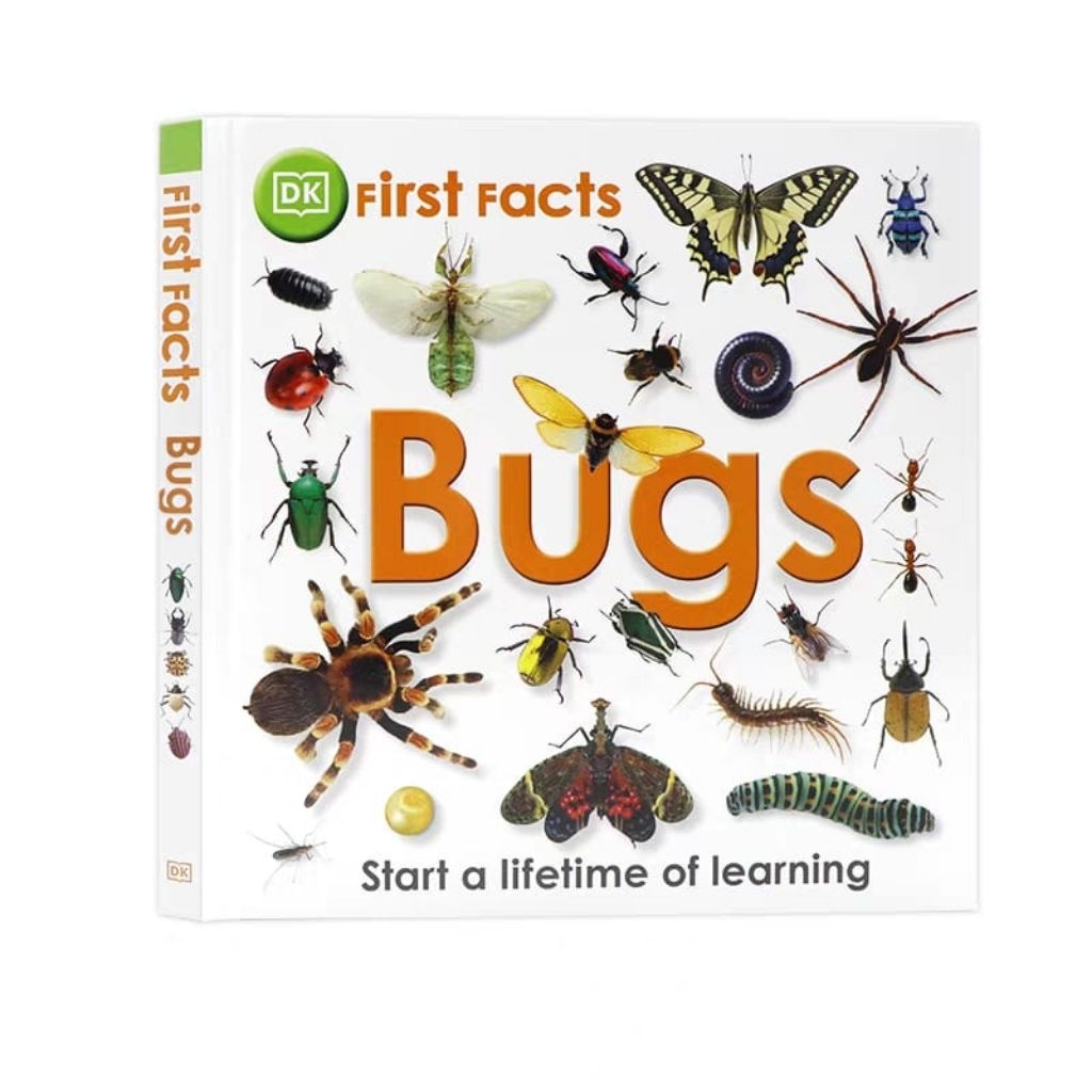 ori DK first  facts Bugs hard cover full color buku anak buku bugs happychild