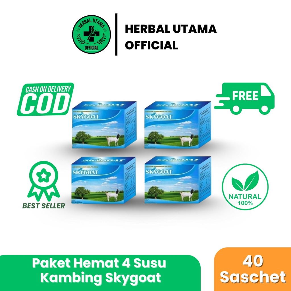 

Paket 4 Skygoat | Susu Kambing Etawa Bubuk | Susu Etawa Skygoat