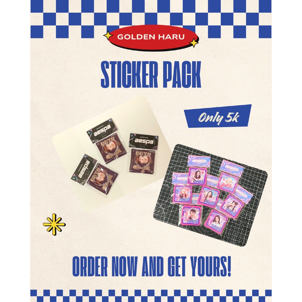 

Sticker Pack Babymonster, Aespa by Golden Haru