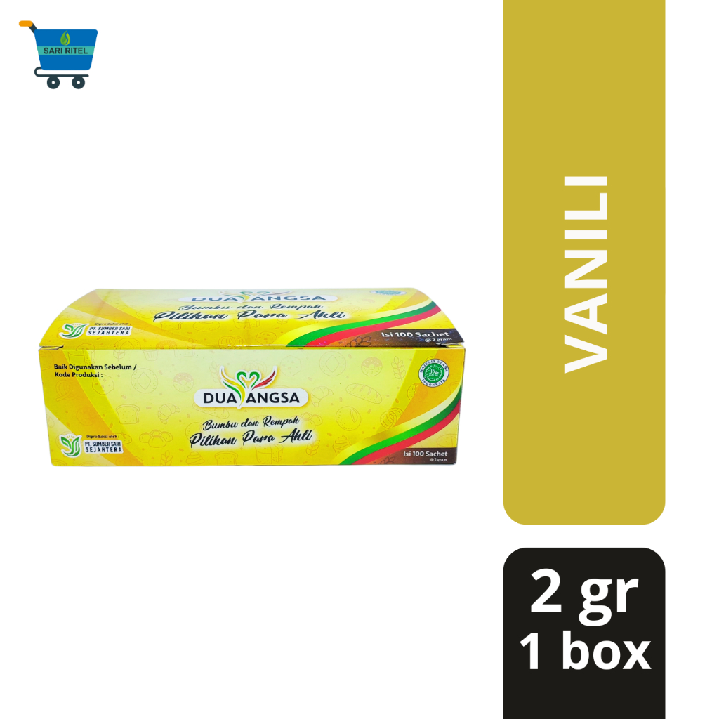 

CAP DUA ANGSA VANILI 1 Box isi 100 Sachet 2gr