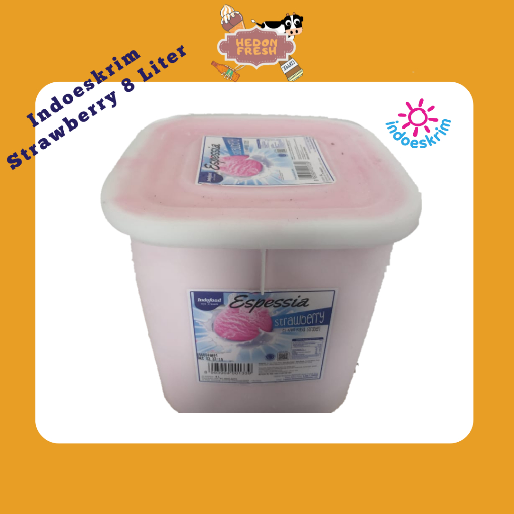 

Es Krim Indoeskrim 8 Liter Rasa Stroberi/Strawberry – Bandung