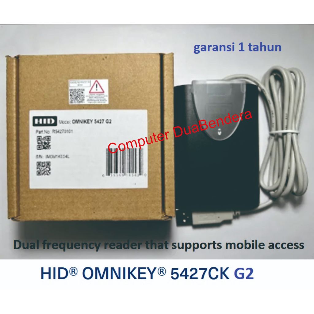 HID Omnikey 5427CK G2 Gen2 Smart Card Reader 5427 CK garansi 1 tahun R54270101