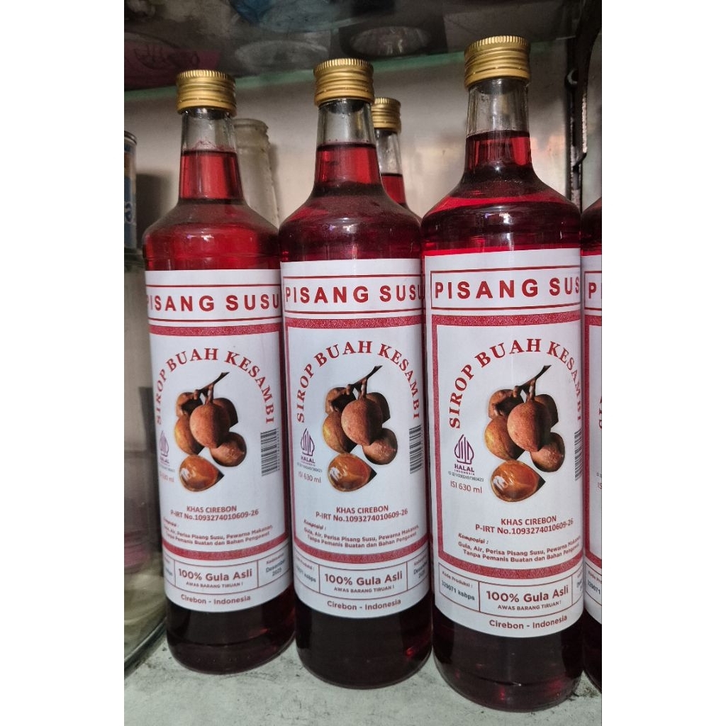 

Sirup Buah Kesambi Pisang Susu