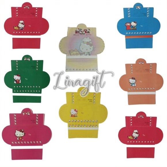 

( 10 Pak ) OBRAL KERTAS SURAT - LETTER SET LANGSUNG AMPLOP HELLOKITTY JAMAN JADUL