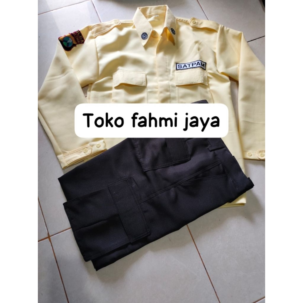 SERAGAM PDL SATPAM  BAHAN GAIA NIO PREMIUM