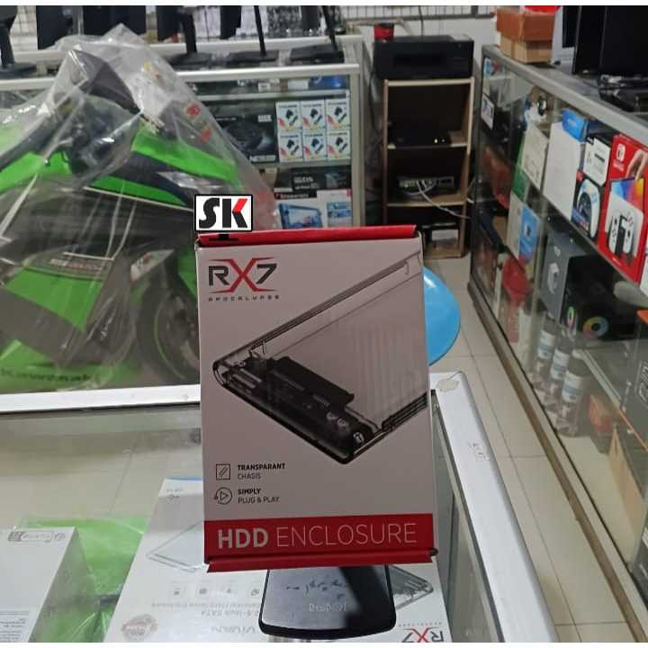 RX7 SSD Enclosure 2.5" SATA USB 3.0 External Case