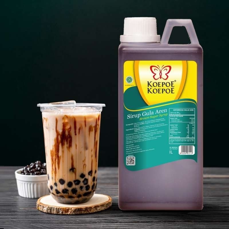 

[oddsolshop] pekanbaru/Koepoe Sirup Gula Aren 1L / Brown Sugar Syrup