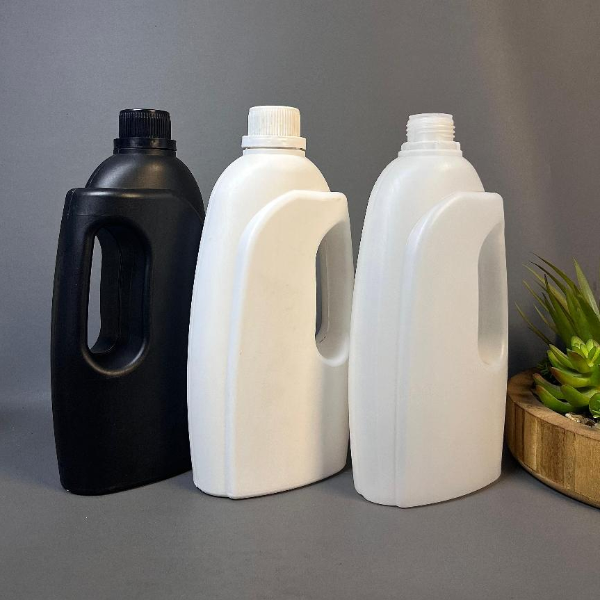 Jerigen Gagang Samping 1 Liter / Jerigen 1000 Ml HDPE / Jerigen Isi Ulang 1000 Ml / Botol Jerigen 10