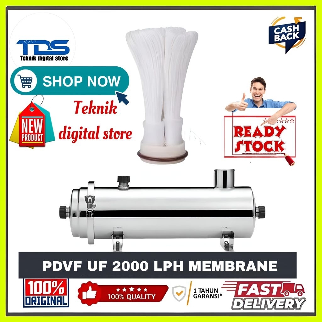 PDVF ULTRAFILTRASI 2000LPH ULTRAFILTRASI UF MEMBRANE PDVF 2000LPH
