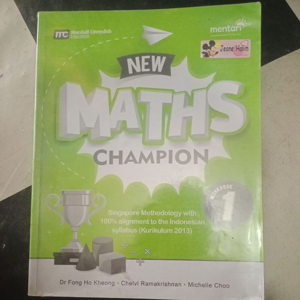 New maths champion 1 workbook
