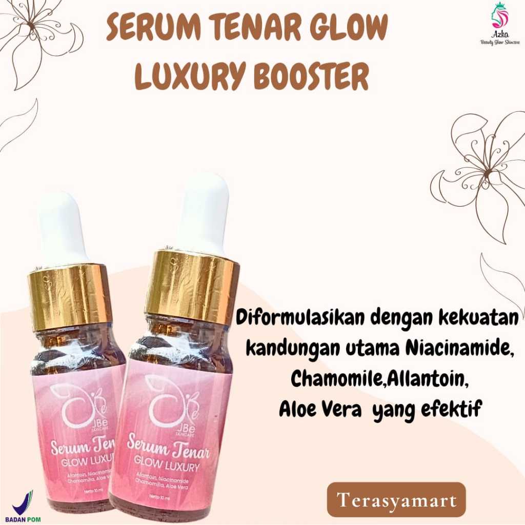 (COD) SERUM TENAR GLOW LUXURY JBE SKINCARE/ SERUM PEMUTIH WAJAH/ SERUM FLEK GLOWING