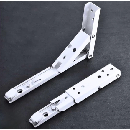 Breket Bracket Siku L Dudukan Tatakan Ambalan Papan Kayu Rak Rack Meja Dinding Lipat Foldable