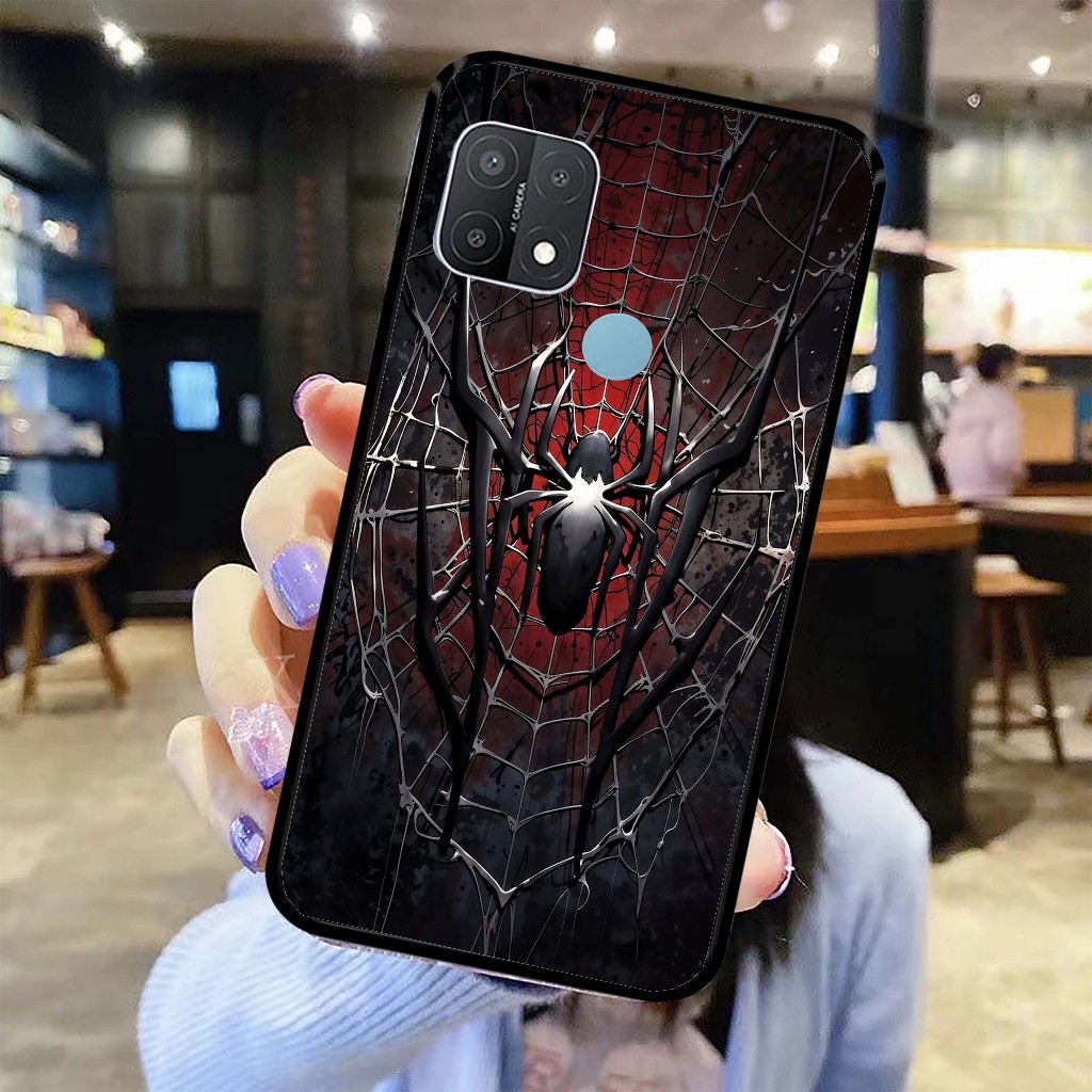 Casing Case Hp Oppo A15/A15S [ MOTIF SPIDERMAN ] Aneka casing, case, kondom hp, custom case, case ae