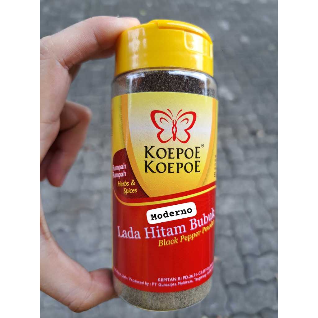 

Koepoe koepoe Lada hitam bubuk 83gr - Kupu kupu lada hitam bubuk 83gr