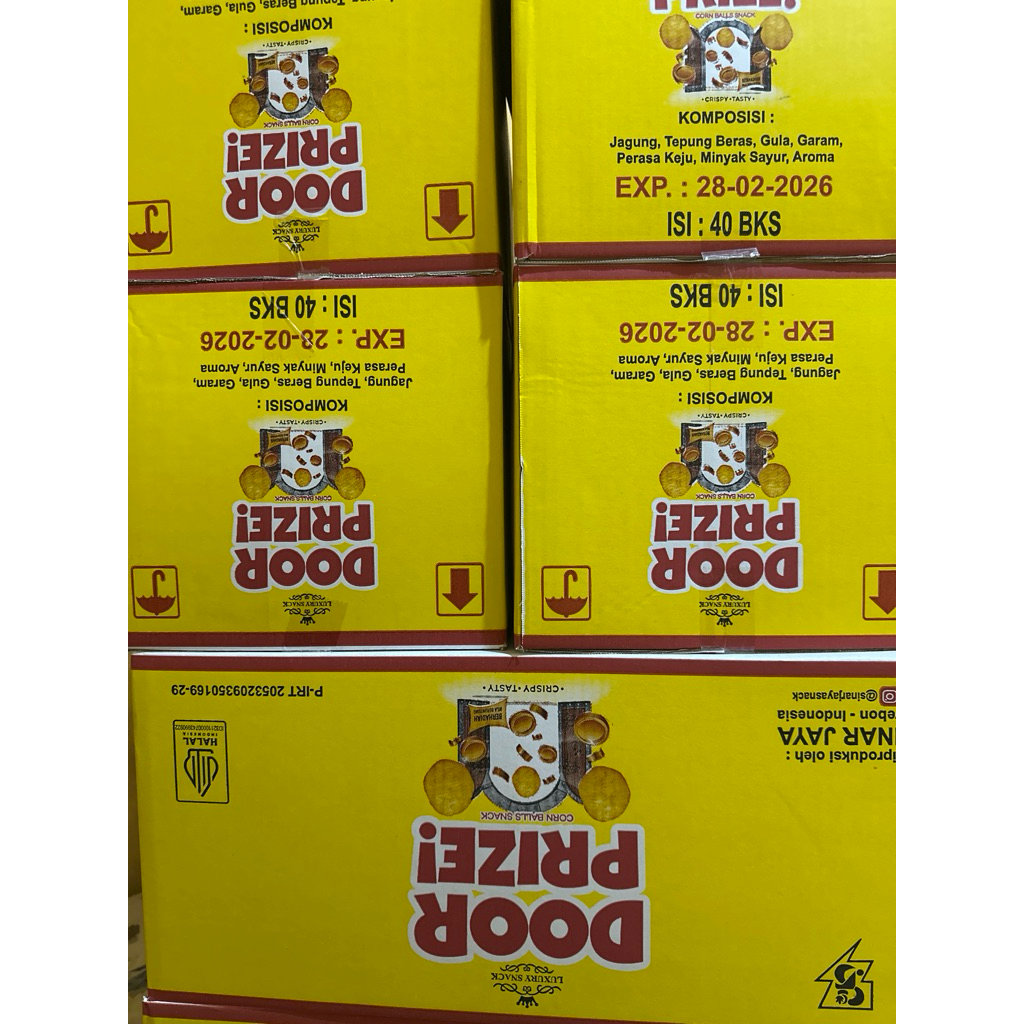 

SNACK BERHADIAH DOOR PRIZE ( DUS) isi 40 pcs