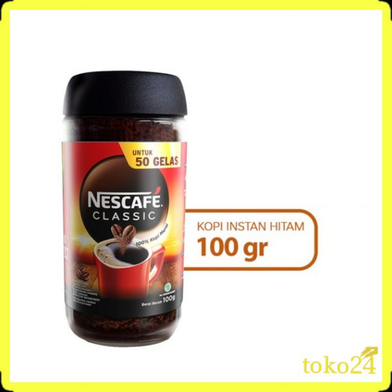 

[oddsolshop] pekanbaru/Nescafe Classic Jar 100 gr / Bubuk Kopi