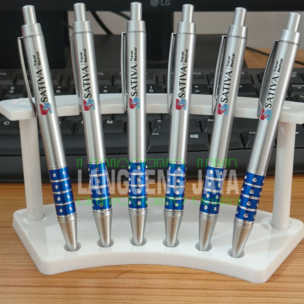 

Pulpen print logo custom, pulpen seminar, pen promosi, pulpen silver