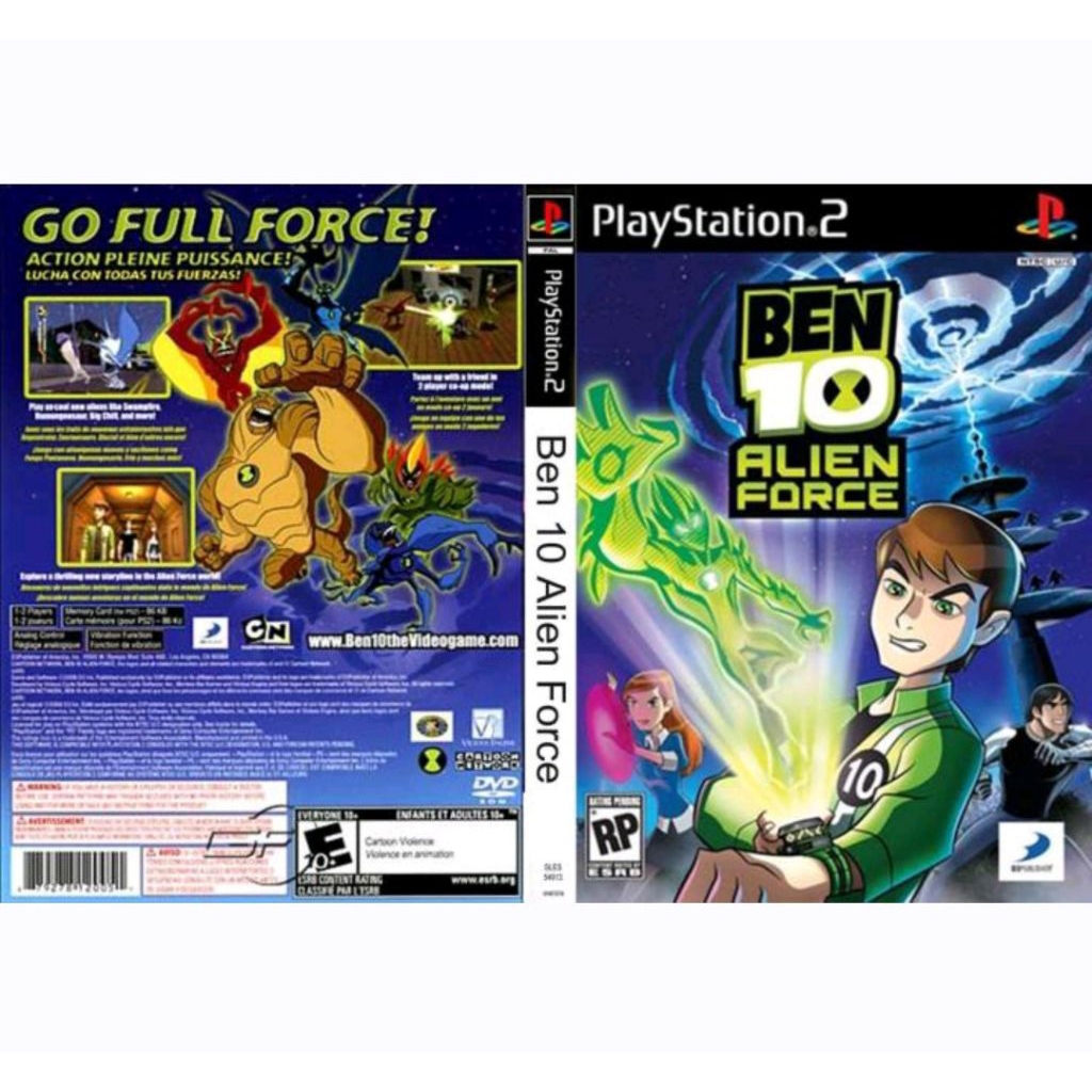 Kaset Ps2 Ben 10 Alien Force - Kaset Game PlayStation 2