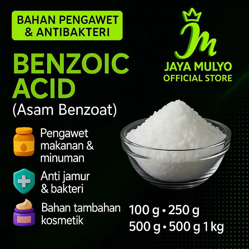 

Benzoic Acid / Asam Benzenecarboxylic 250gr