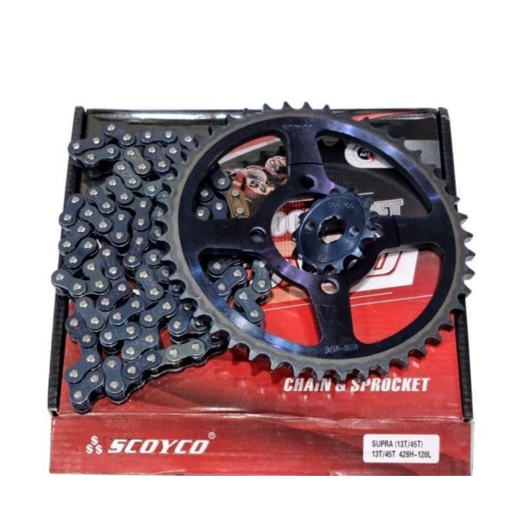 GEAR PAKET 13/45T(428H-120L) SCOYCO SUPRA (13/45T)